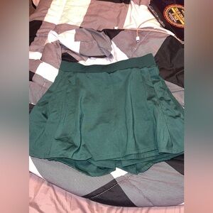 Green skort